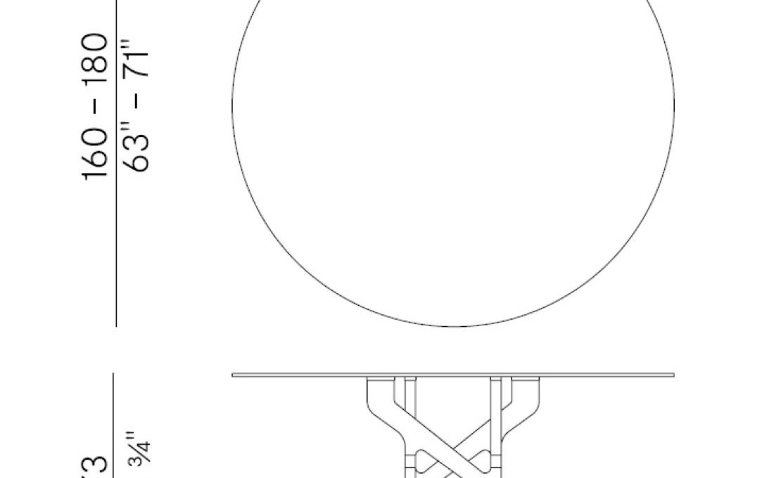 Стол от фабрики Potocco модель 837/T4