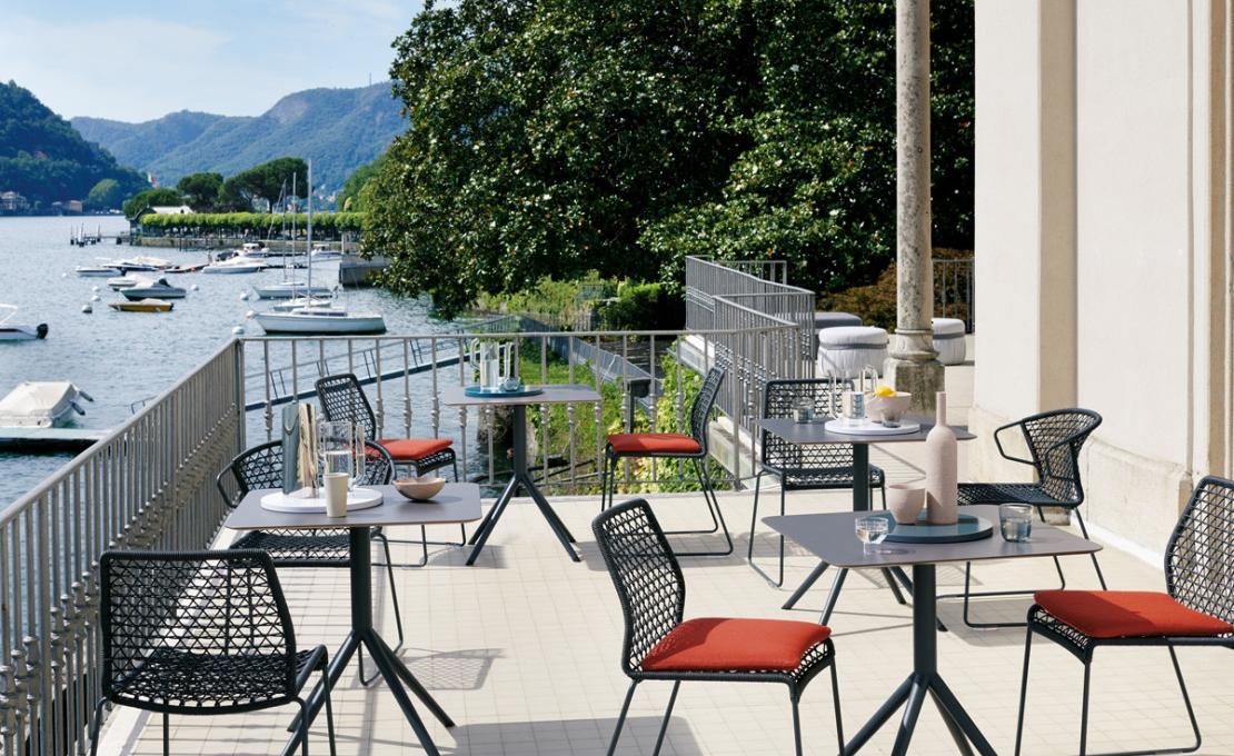 Уличный стул от фабрики Potocco модель 698 Vela 