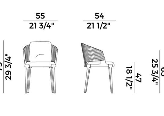 Кресло уличное Potocco 942/PAR image 2