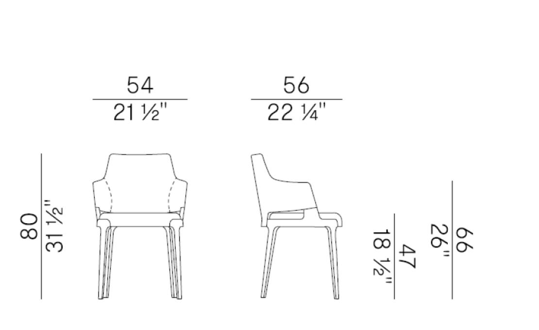 Кресло от фабрики Potocco модель 942/PB