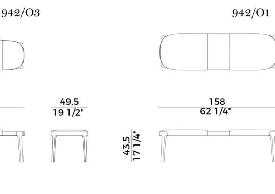 Банкетка Potocco VELIS BENCH image 2