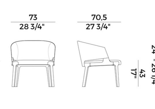 Кресло Potocco 942/PLA image 2