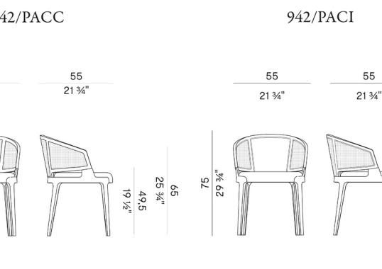 Кресло Potocco VELIS VIENNA-942/PAC image 2
