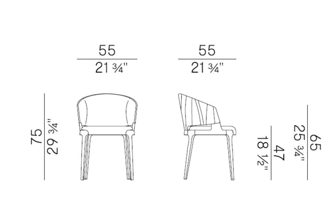 Кресло от фабрики Potocco модель 942/PAW