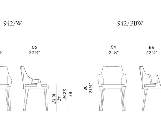 Стул Potocco VELIS WOOD CHAIR image 2
