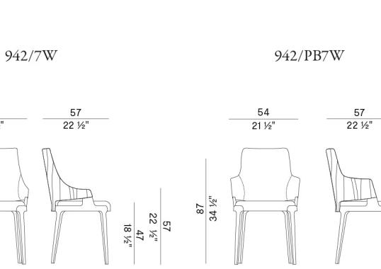 Стул Potocco VELIS WOOD HIGH BACK CHAIR image 2