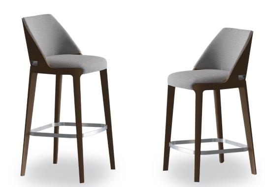 Барный стул Potocco VELIS WOOD STOOL image 3