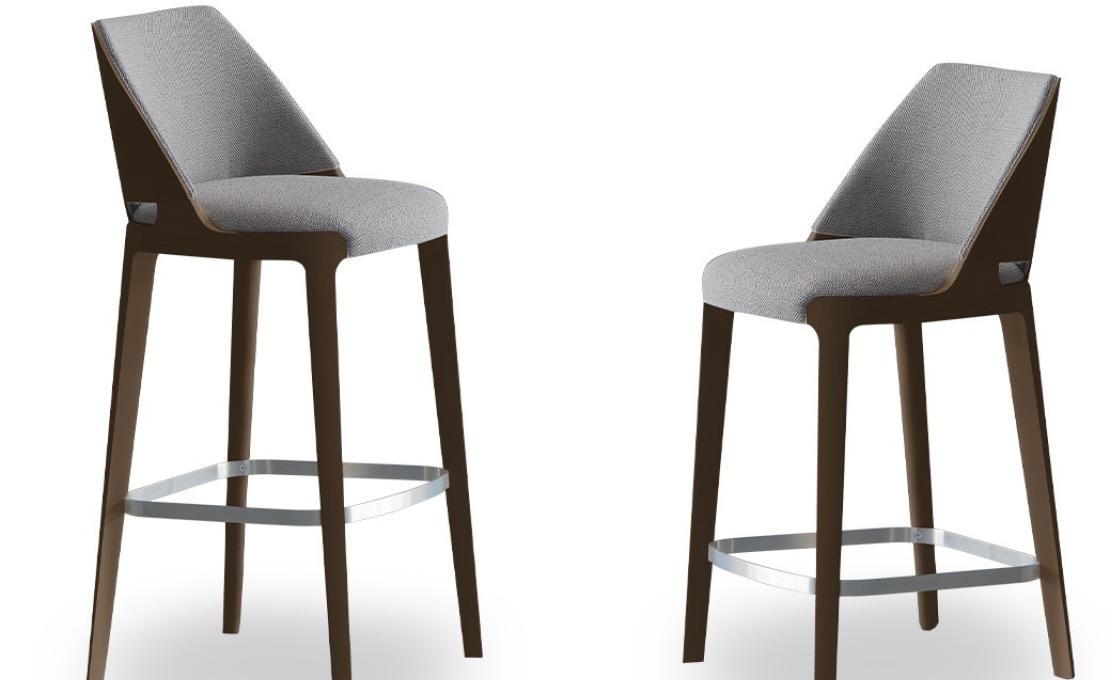 Барный стул от фабрики Potocco модель VELIS WOOD 