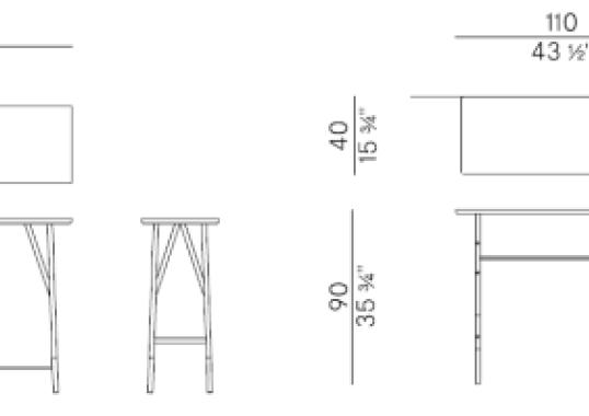 Консоль Potocco WOOD_Y CONSOLE image 2