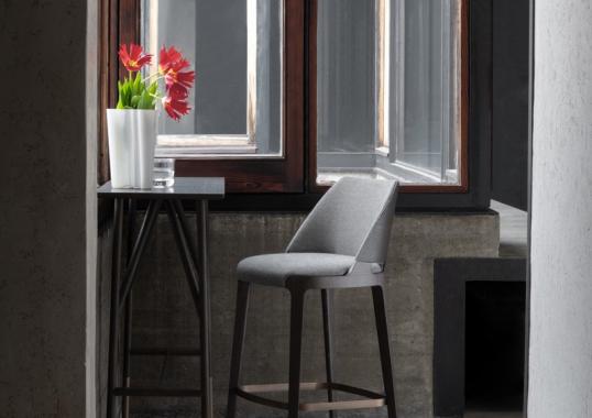 Барный стул Potocco VELIS WOOD STOOL image 4