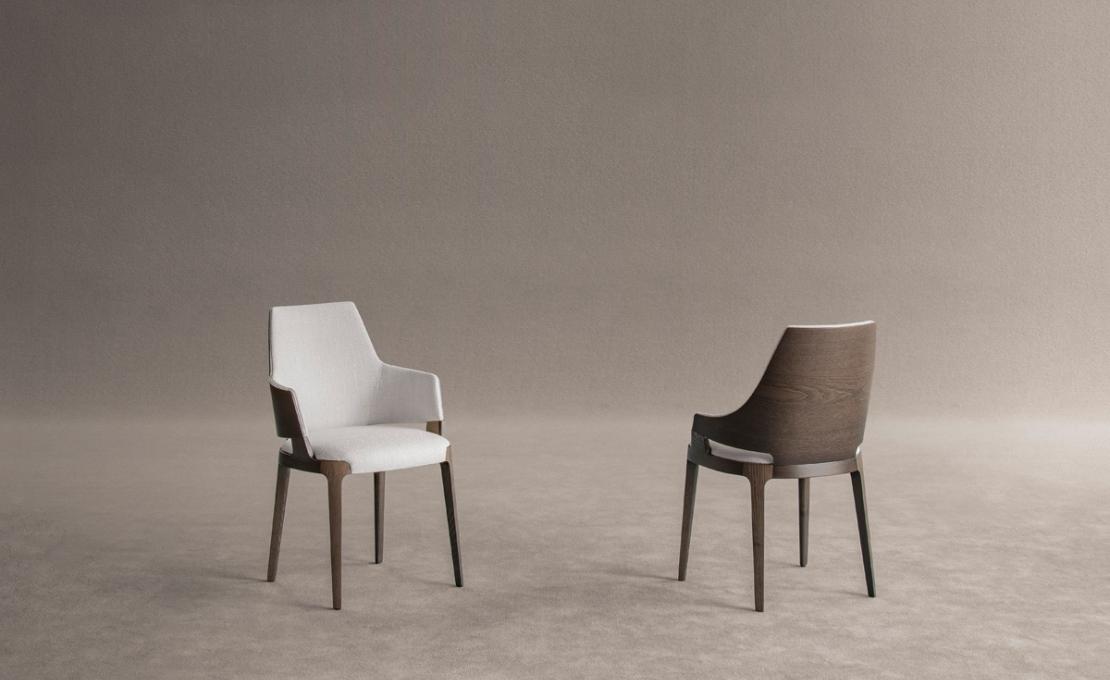 Стул от фабрики Potocco модель VELIS WOOD HIGH BACK 