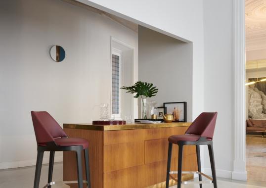 Барный стул от фабрики Potocco модель Velis 