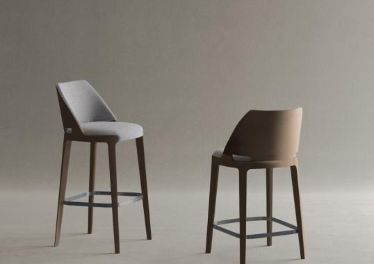 Барный стул Potocco VELIS WOOD STOOL image 6