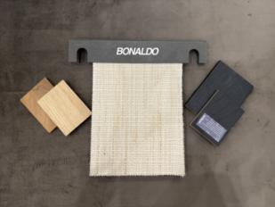 Фотографии образцов отделок и возможных цветов фабрики Bonaldo
