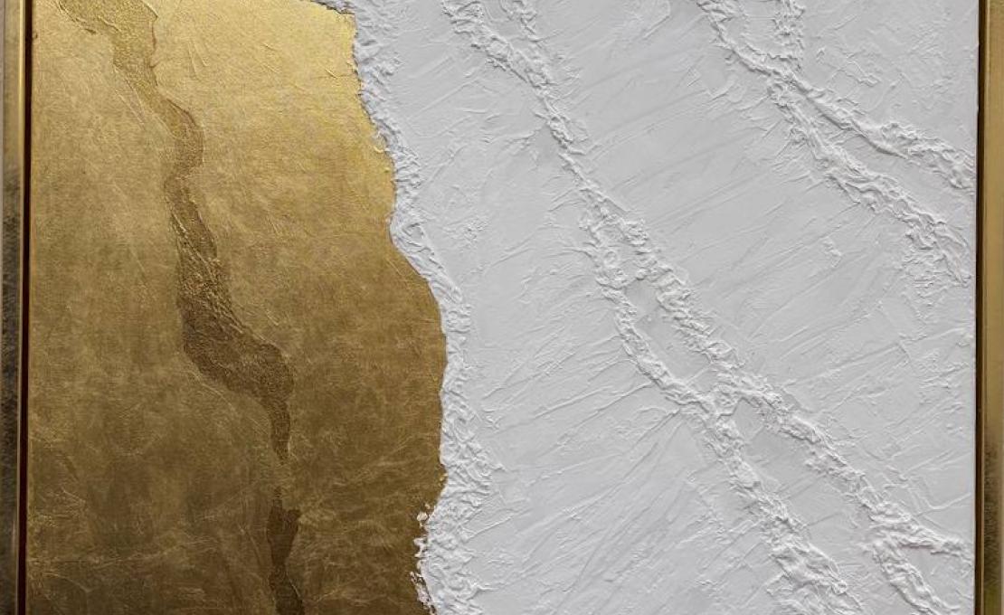 Картина - панно Золотой песок и пена морская