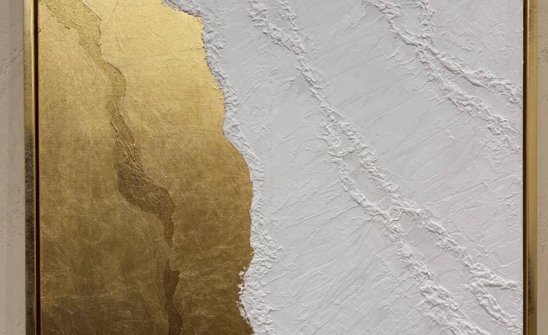 Картина - панно Золотой песок и пена морская