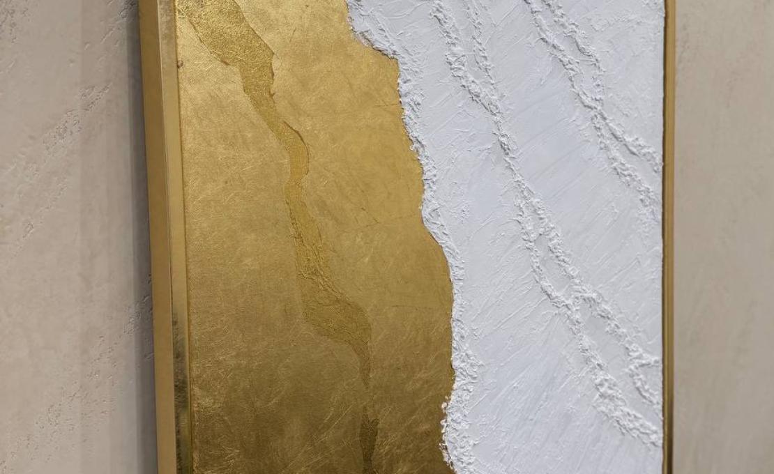 Картина - панно Золотой песок и пена морская