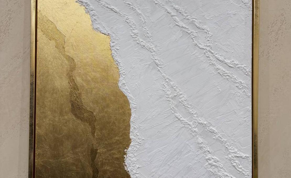 Картина - панно Золотой песок и пена морская