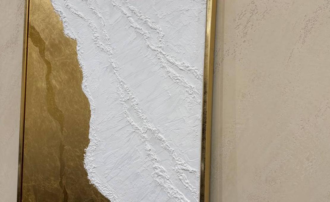 Картина - панно Золотой песок и пена морская