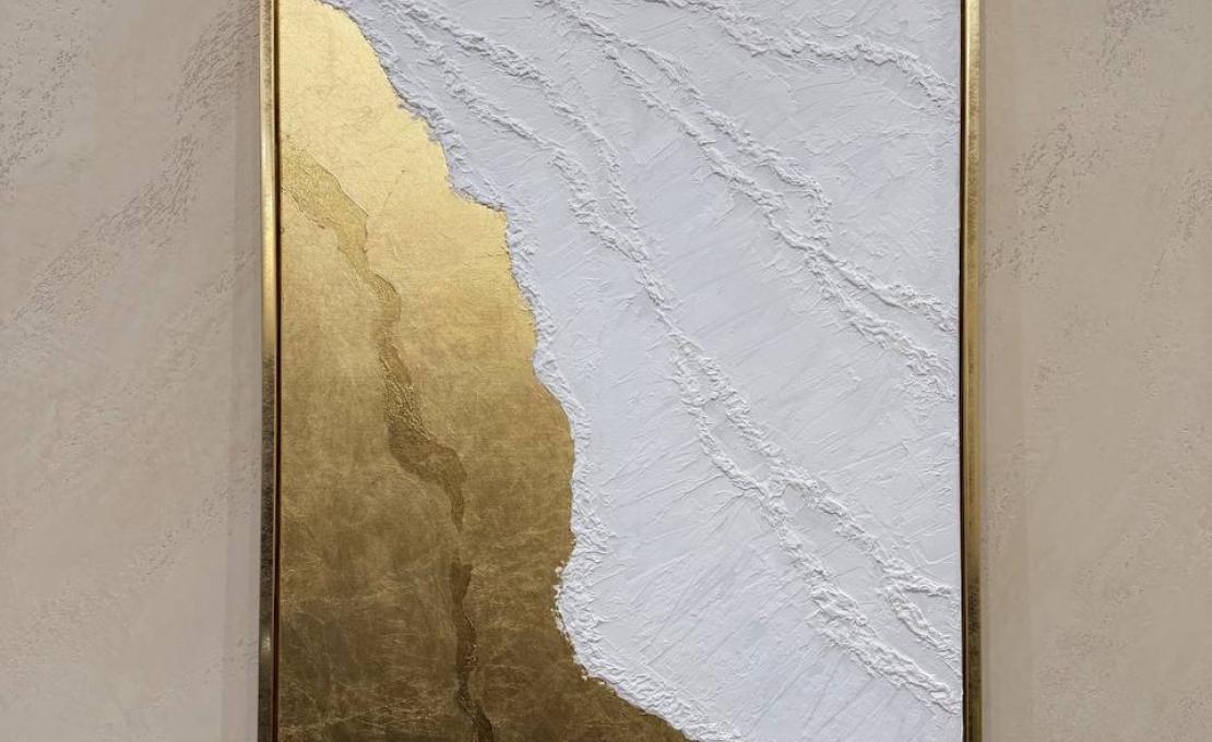 Картина - панно Золотой песок и пена морская