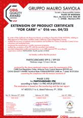 Подтвержденная подлинность – сертификат фабрики Pianca