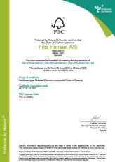 Подтвержденная подлинность – сертификат фабрики Fritz Hansen