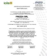 Подтвержденная подлинность – сертификат фабрики Frezza