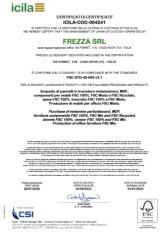 Подтвержденная подлинность – сертификат фабрики Frezza