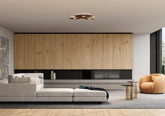 Потолочный светильник модель Bugia Double от фабрики Lodes