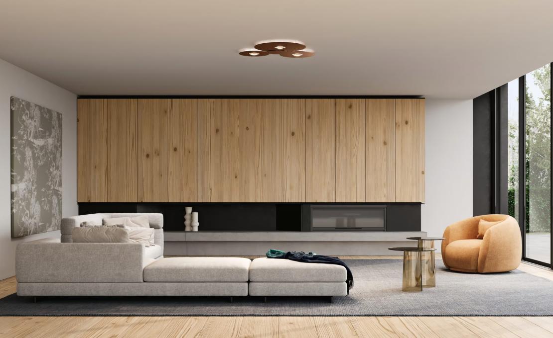 Потолочный светильник модель Bugia Double от фабрики Lodes