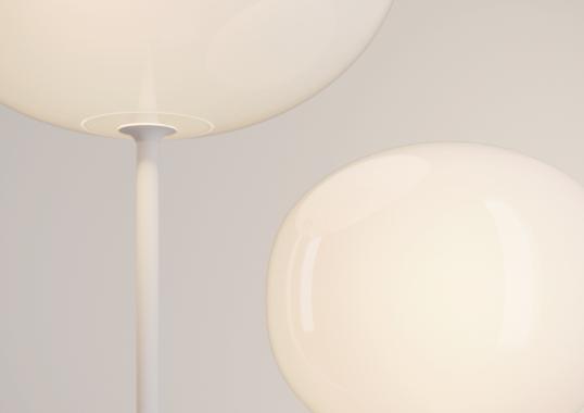 Торшер Volum short 42 White / Glossy White от Lodes  18772 1200 image 4