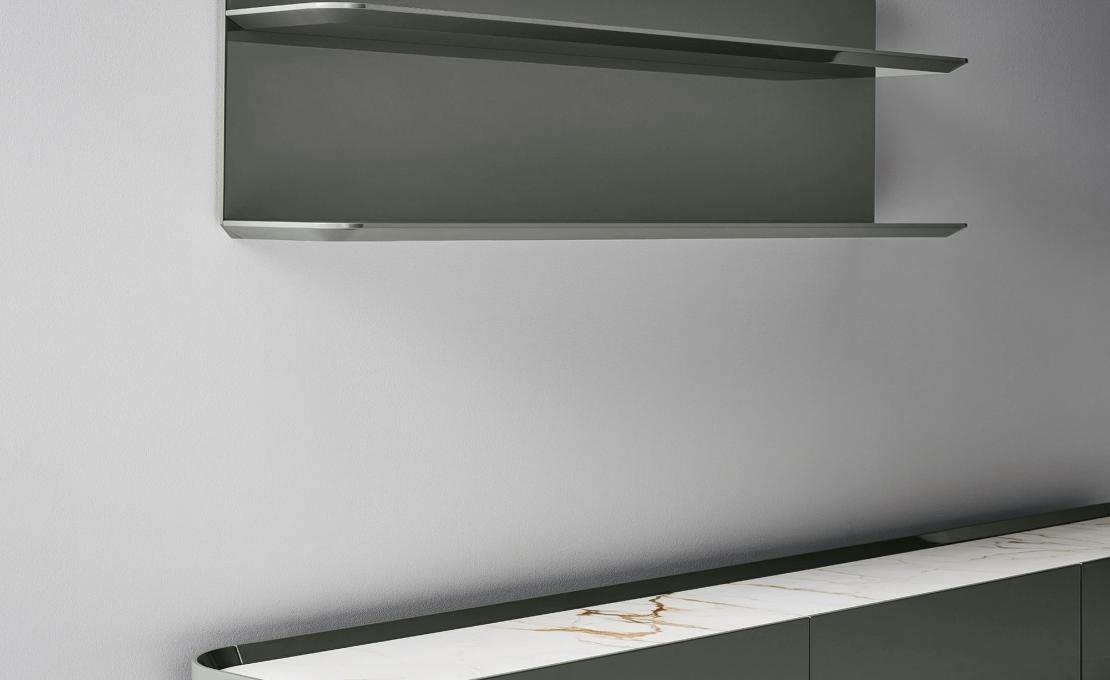 ТВ-тумба и полка Arragan фабрики Bonaldo