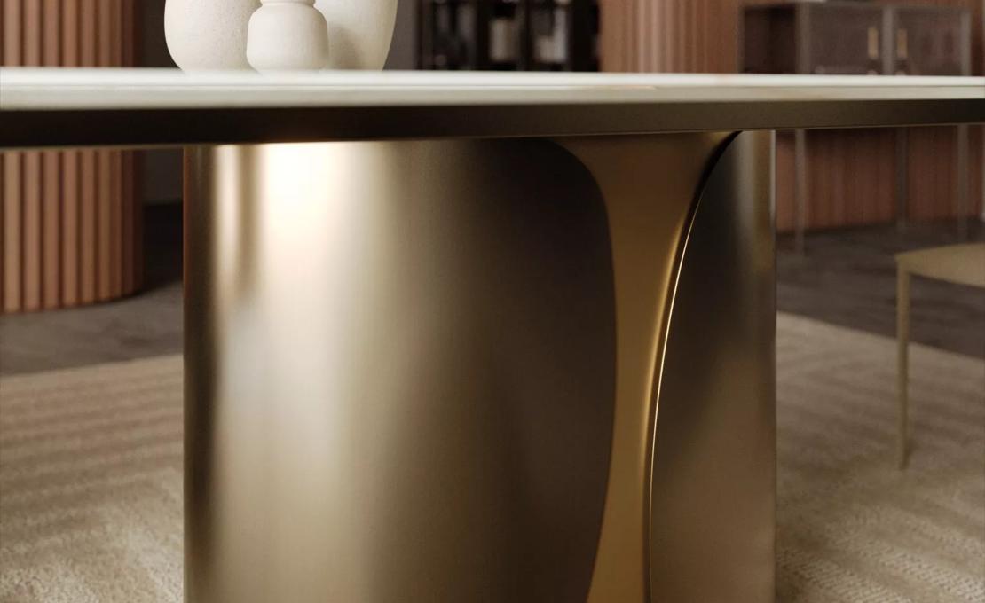 Обеденный стол модель Talos фабрики Bontempi Casa