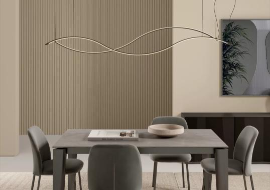 Обеденный стол модель Etro фабрики Bontempi Casa