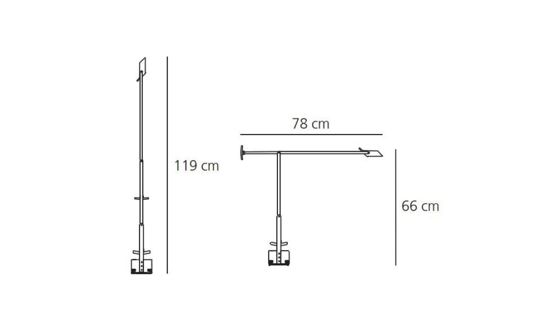 Настольная лампа Tizio Led от фабрики Artemide