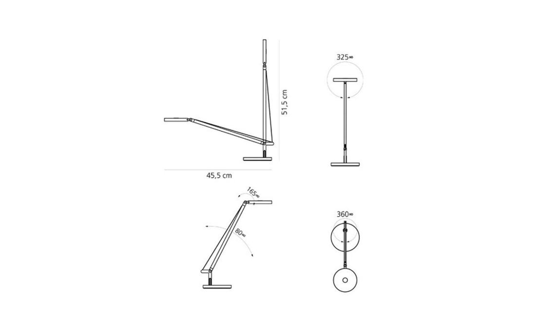 Настольная лампа Demetra Micro от фабрики Artemide