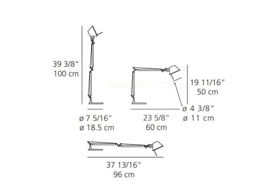 Настольная лампа Tolomeo Midi Led от фабрики Artemide