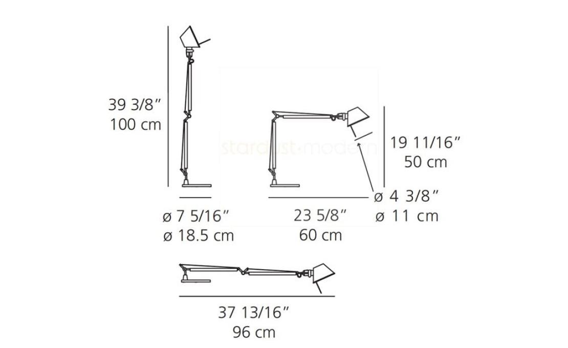 Настольная лампа Tolomeo Midi Led от фабрики Artemide