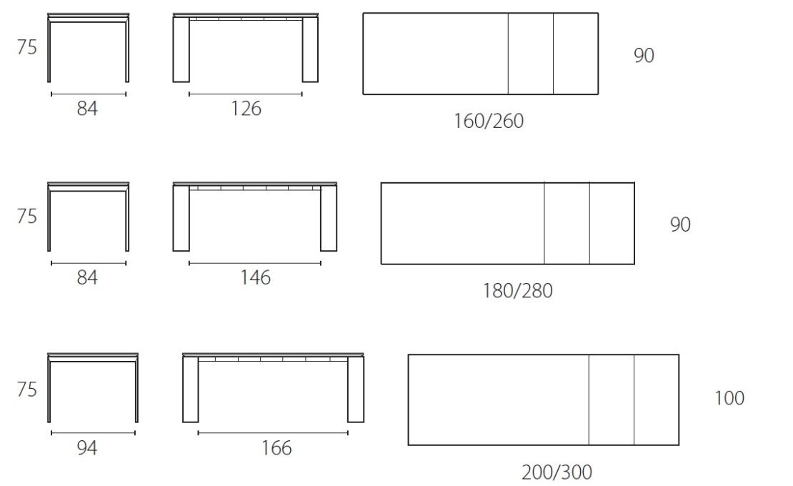 Стол от фабрики Riflessi модель ATLANTE TABLE