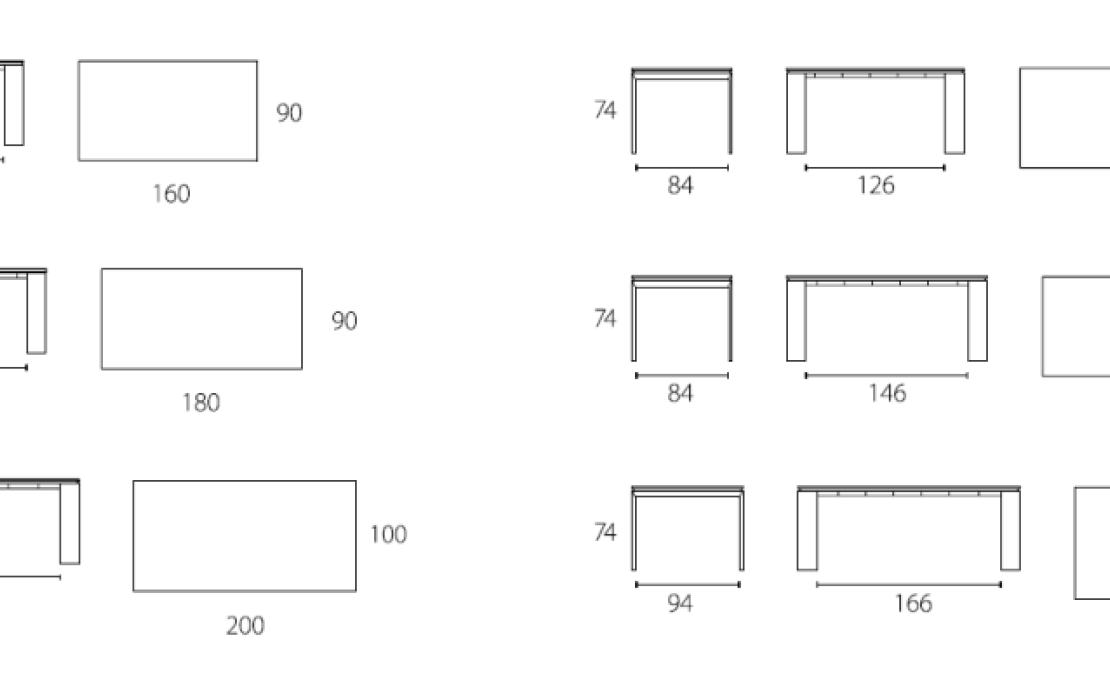 Стол от фабрики Riflessi модель ATLANTIS TABLE