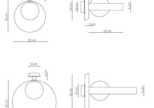 Настенный Светильник от фабрики Riflessi модель BUBBLE A WALL LAMP