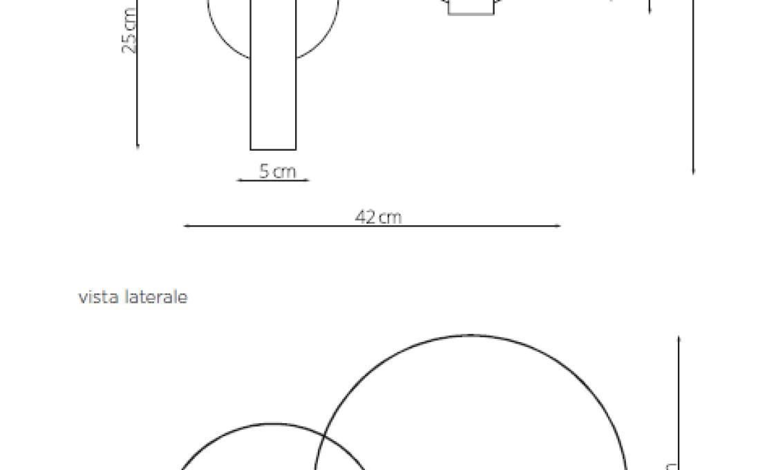 Настольная лампа от фабрики Riflessi модель BUBBLE DUO DT TABLE LAMP- L006