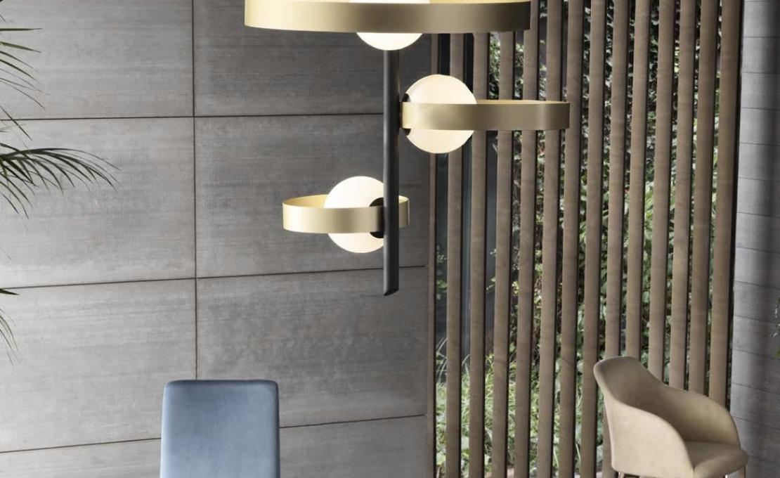 Подвесной светильник от фабрики Riflessi модель BUBBLE S SUSPENSION