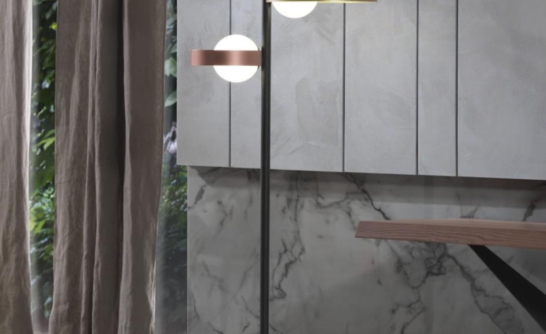 Торшер от фабрики Riflessi модель BUBBLE PT FLOOR LAMP-L003