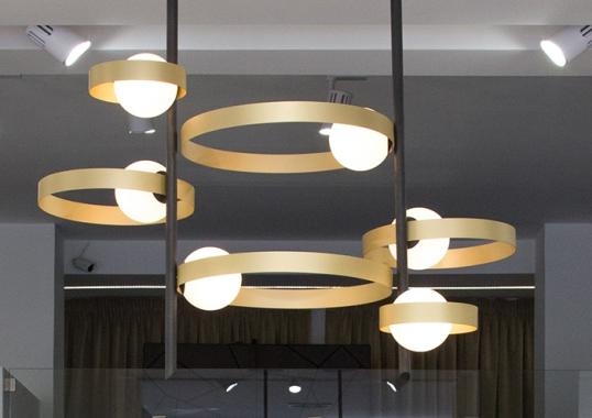 Подвесной светильник от фабрики Riflessi модель BUBBLE S SUSPENSION