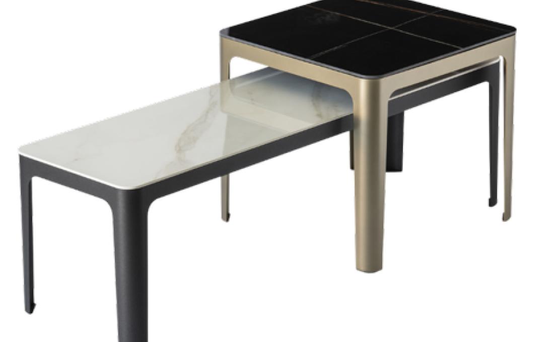 Журнальный столик от фабрики Riflessi модель CORNER 