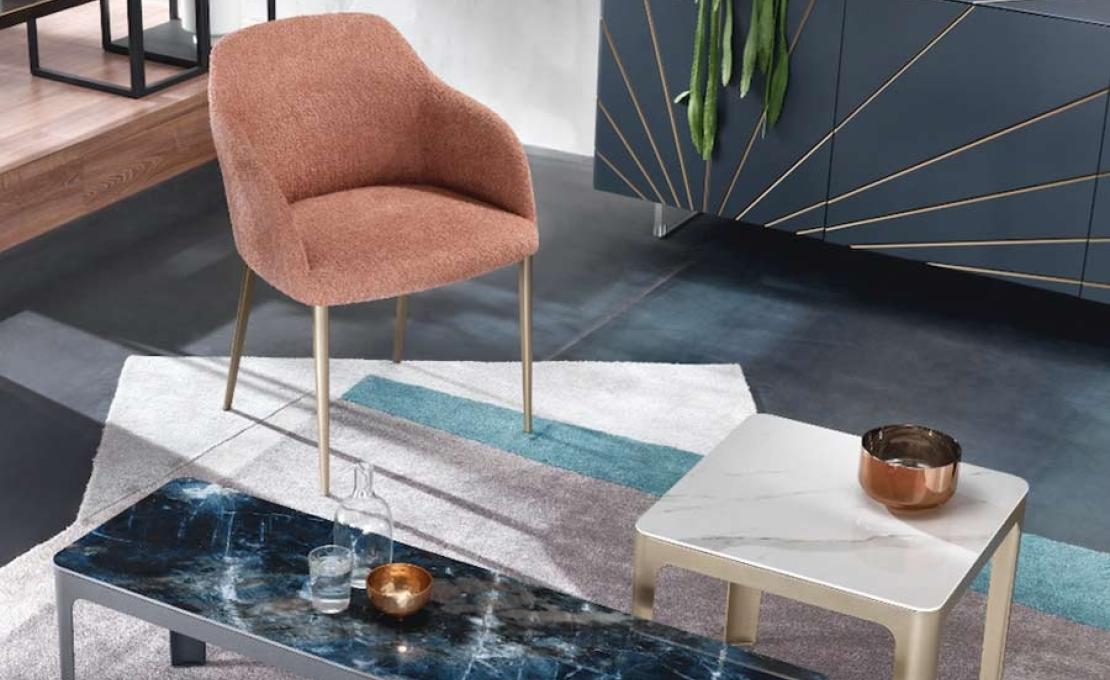 Журнальный столик от фабрики Riflessi модель CORNER 