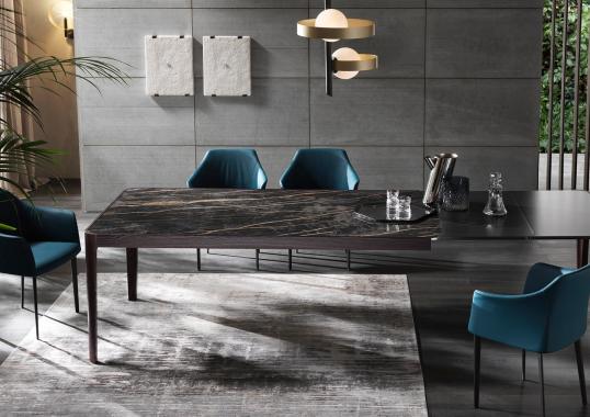 Стол от фабрики Riflessi модель CROSS EXTENDABLE TABLE