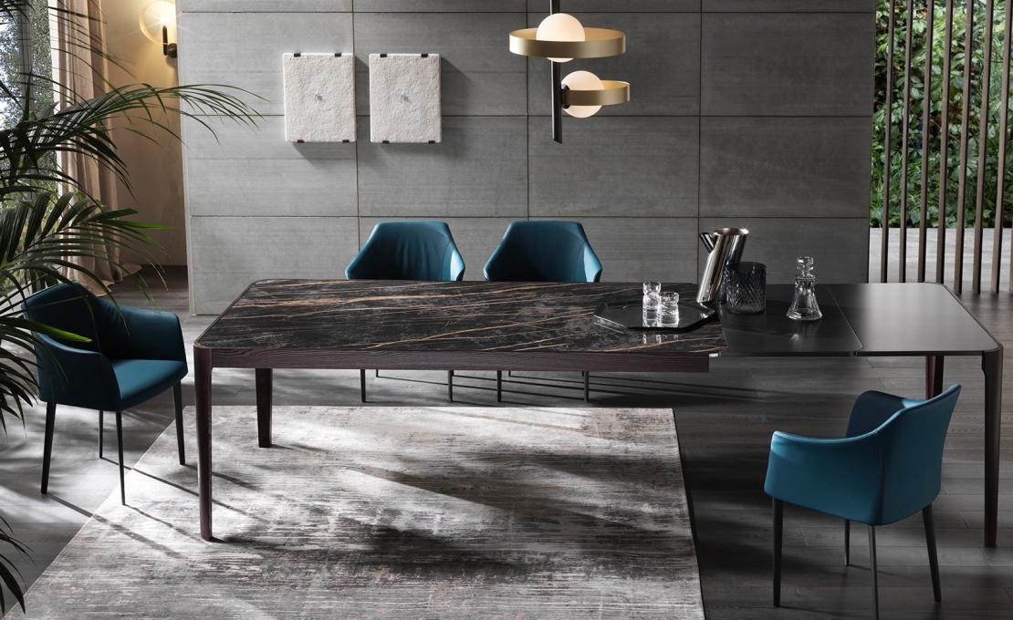 Стол от фабрики Riflessi модель CROSS EXTENDABLE TABLE