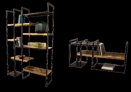 Стеллаж для книг от фабрики Riflessi модель FREEWALL BOOKSHELF